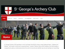 Tablet Screenshot of harrogate-archery.co.uk